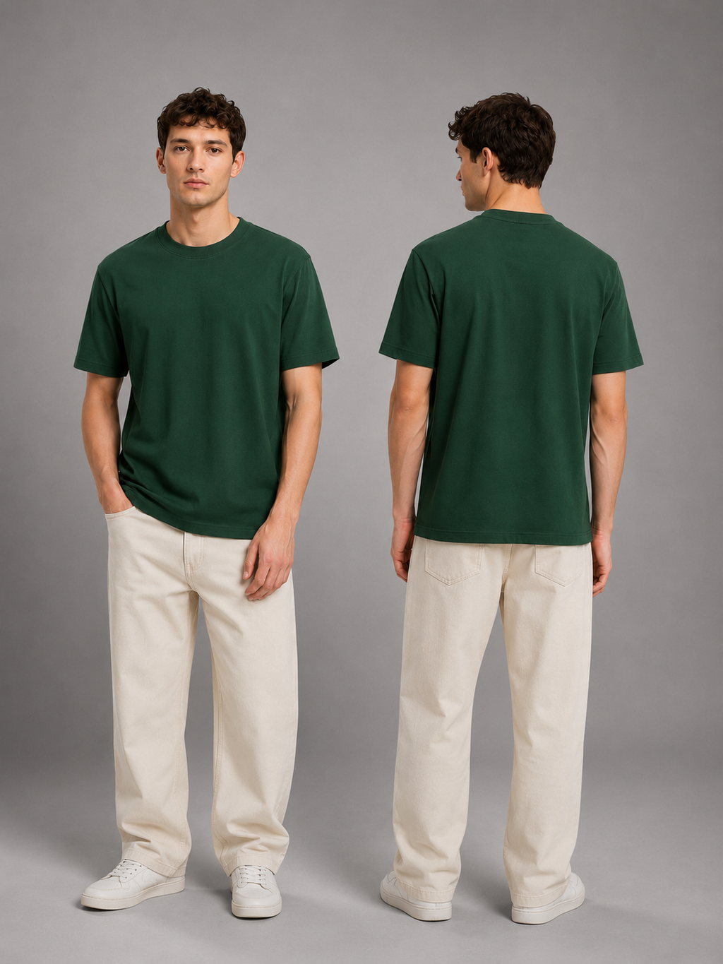 ZEUS Oversized Tee – Hunter Green