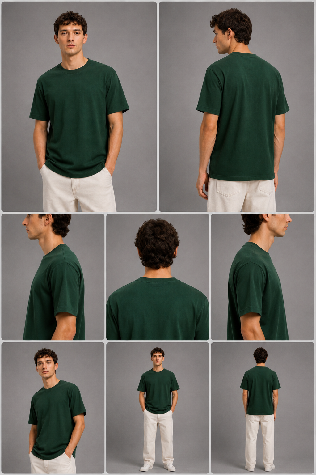 ZEUS Oversized Tee – Hunter Green